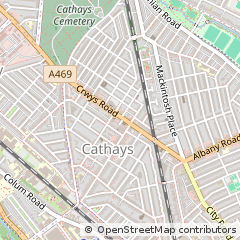 Map of Cardiff