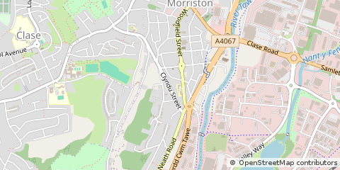 Map of Swansea