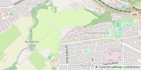 Map of Aberdeen