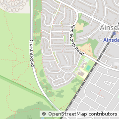 Map of Southport, Merseyside