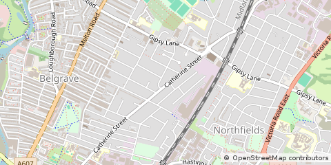 Map of Leicester