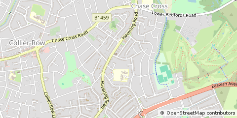 Map of Romford