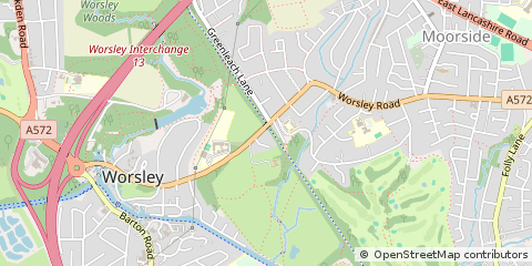 Map of Manchester, Greater Manchester