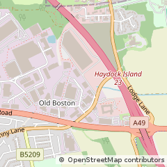 Map of Haydock.