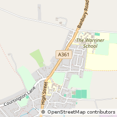 Map of Banbury, Oxfordshire
