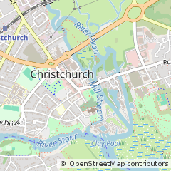 Map of Christchurch