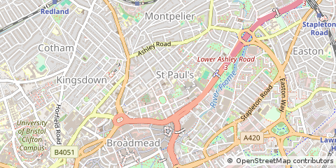 Map of Bristol