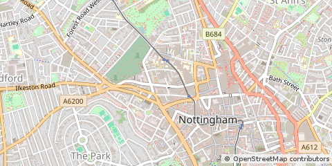 Map of Nottingham
