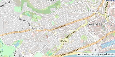 Map of Swansea