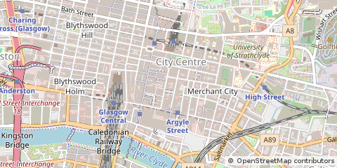 Map of Glasgow