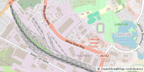 Map of Doncaster, South Yorkshire