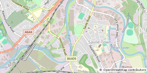 Map of Dewsbury