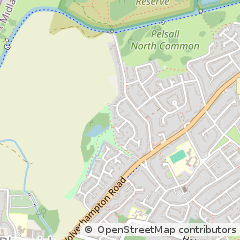 Map of Walsall, West Midlands