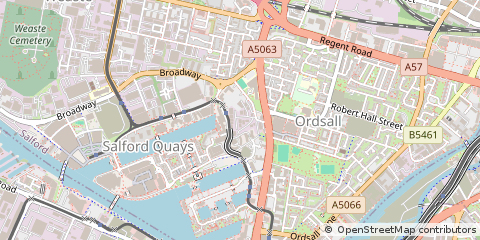 Map of Manchester, Greater Manchester