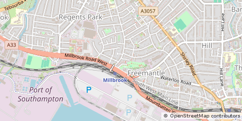 Map of Southampton