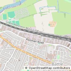 Map of Reading, Berkshire