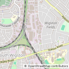 Map of Wigston, Leicester