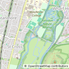 Map of Winchester, Hampshire