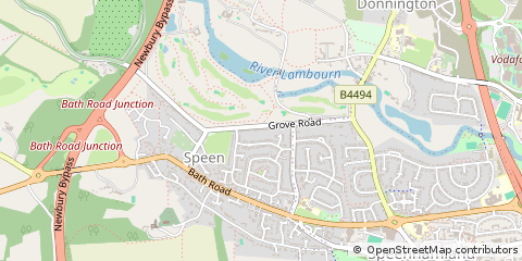 Map of Newbury, Berkshire