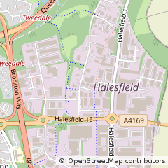 Map of Telford Shropshire