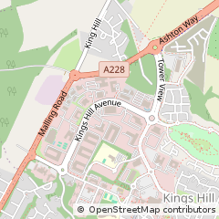Map of West Malling