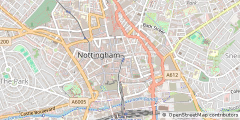 Map of Nottingham