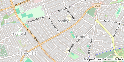 Map of Aberdeen