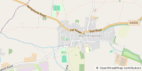 Map of Loughborough, Leicestershire
