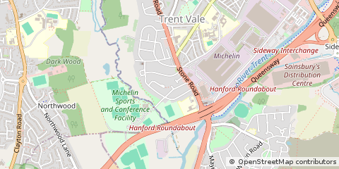 Map of Stoke-on-Trent
