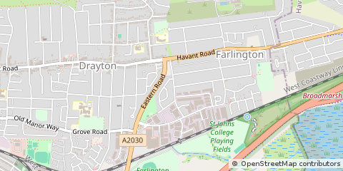 Map of Portsmouth, Hants