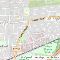 Map of Portsmouth, Hants