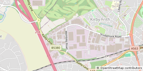 Map of Leicester