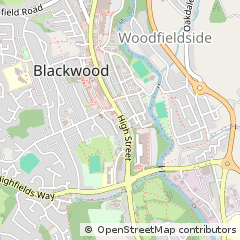 Map of Blackwood, Gwent