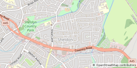 Map of Birmingham