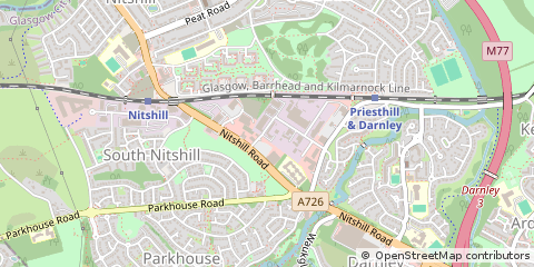 Map of Glasgow
