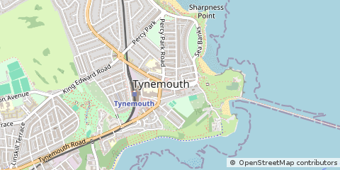 Map of North Shields