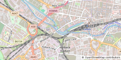 Map of Leeds