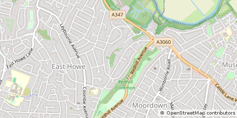 Map of Bournemouth