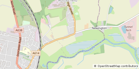 Map of Doncaster