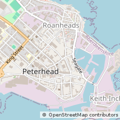 Map of Peterhead