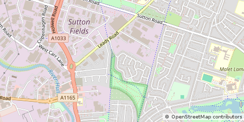 Map of Hull