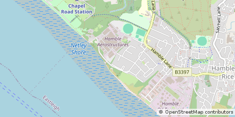 Map of Southampton, Hants