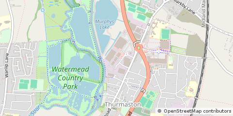 Map of Leicester