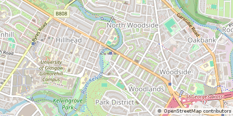 Map of Glasgow