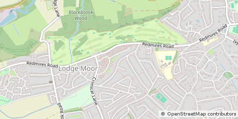 Map of Sheffield