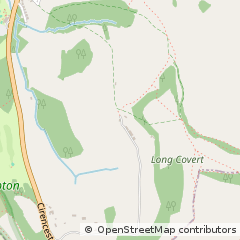 Map of Cheltenham, Gloucestershire