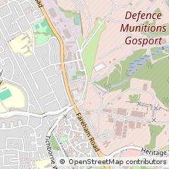 Map of Gosport, Hampshire