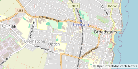 Map of Broadstairs, Kent