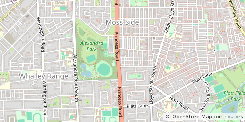 Map of Manchester