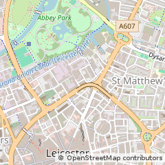 Map of Leicester